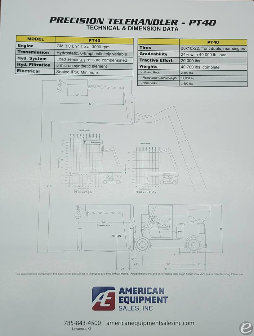 2022 Landoll Landoll PT40