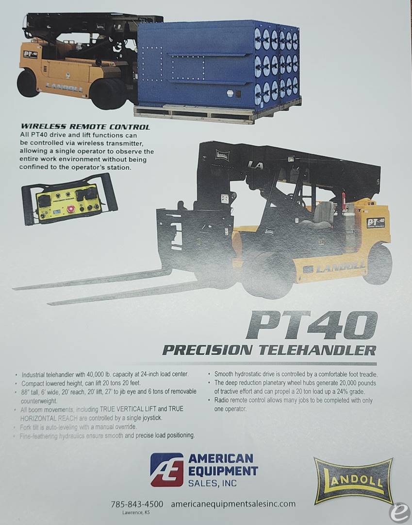 2022 Landoll Landoll PT40