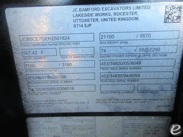 2017 JCB 507-42