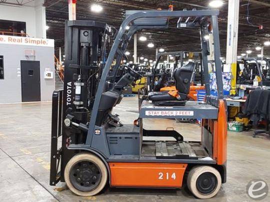 2017 Toyota 8FBCHU25 Electric Forklift - 123Forklift