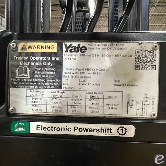 2020 Yale GLC060VX