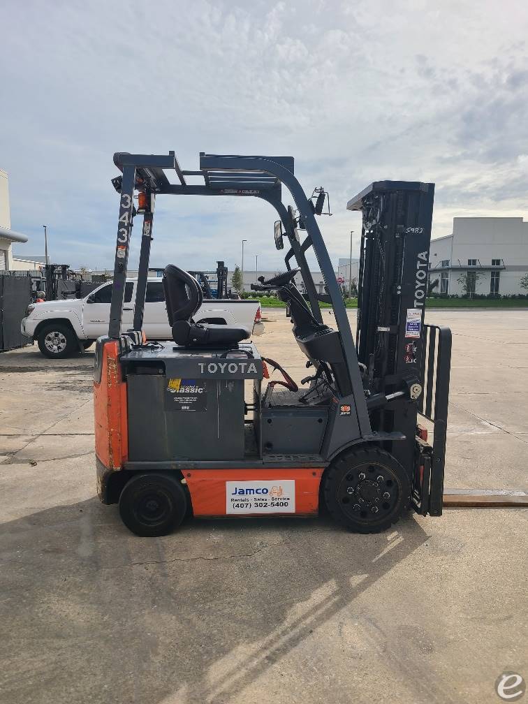 2016 Toyota 8FBCU25 Electric Forklift - 123Forklift