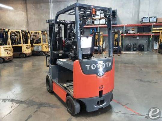 2017 Toyota 8FBCHU25 Electric Forklift - 123Forklift