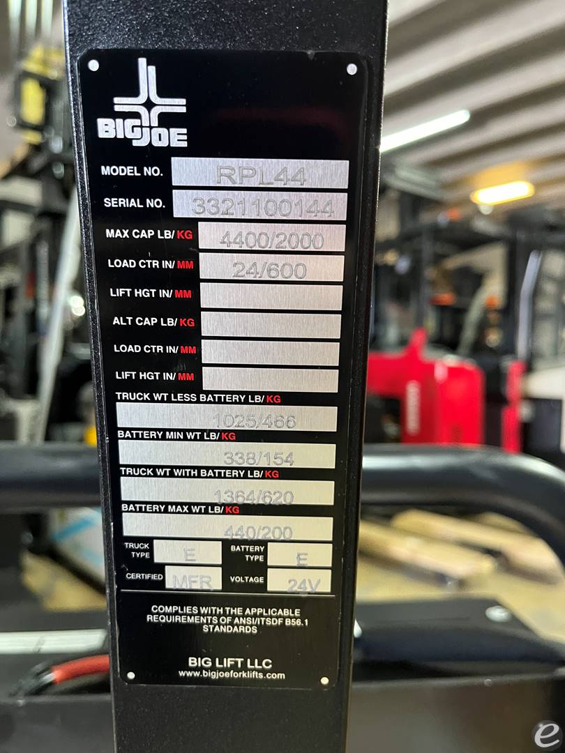 2025 Big Joe RPL44