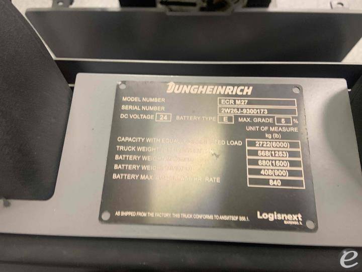 2022 Jungheinrich ECR M27