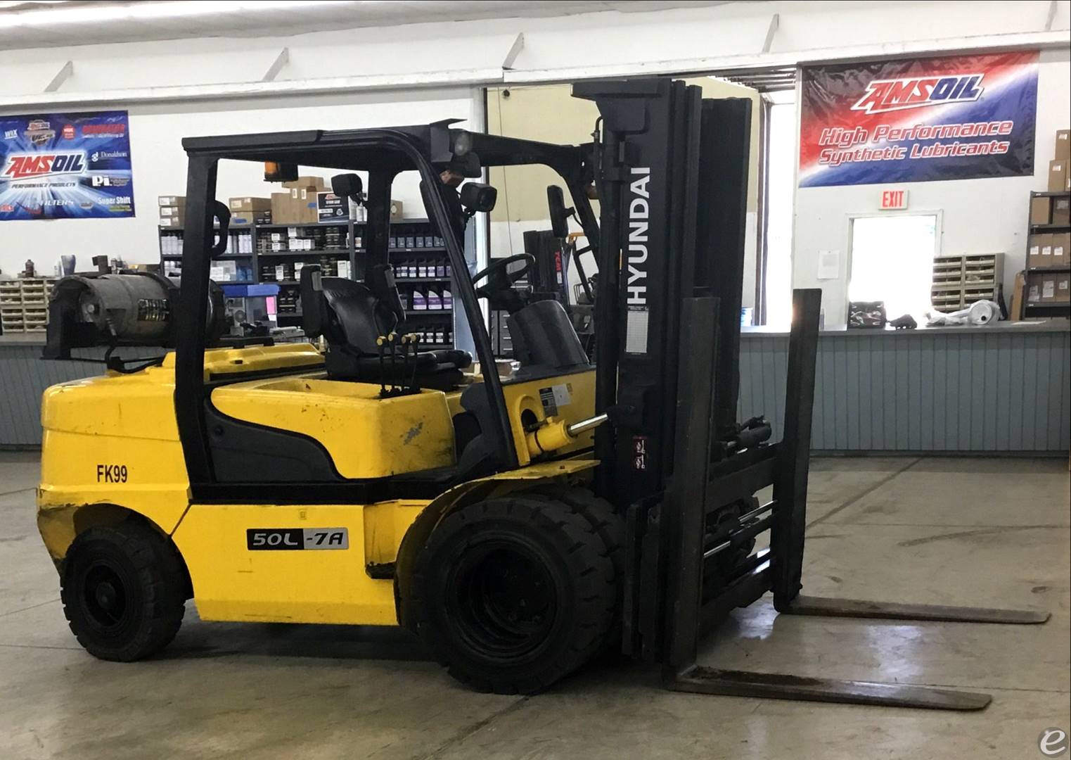2016 LP Gas Hyundai 50L 7A Pneumatic Tire 4 Wheel Sit Down
