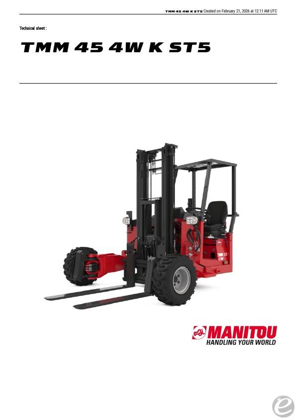 2025 Manitou TMT45