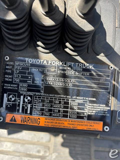 2020 Toyota 8FGCU15