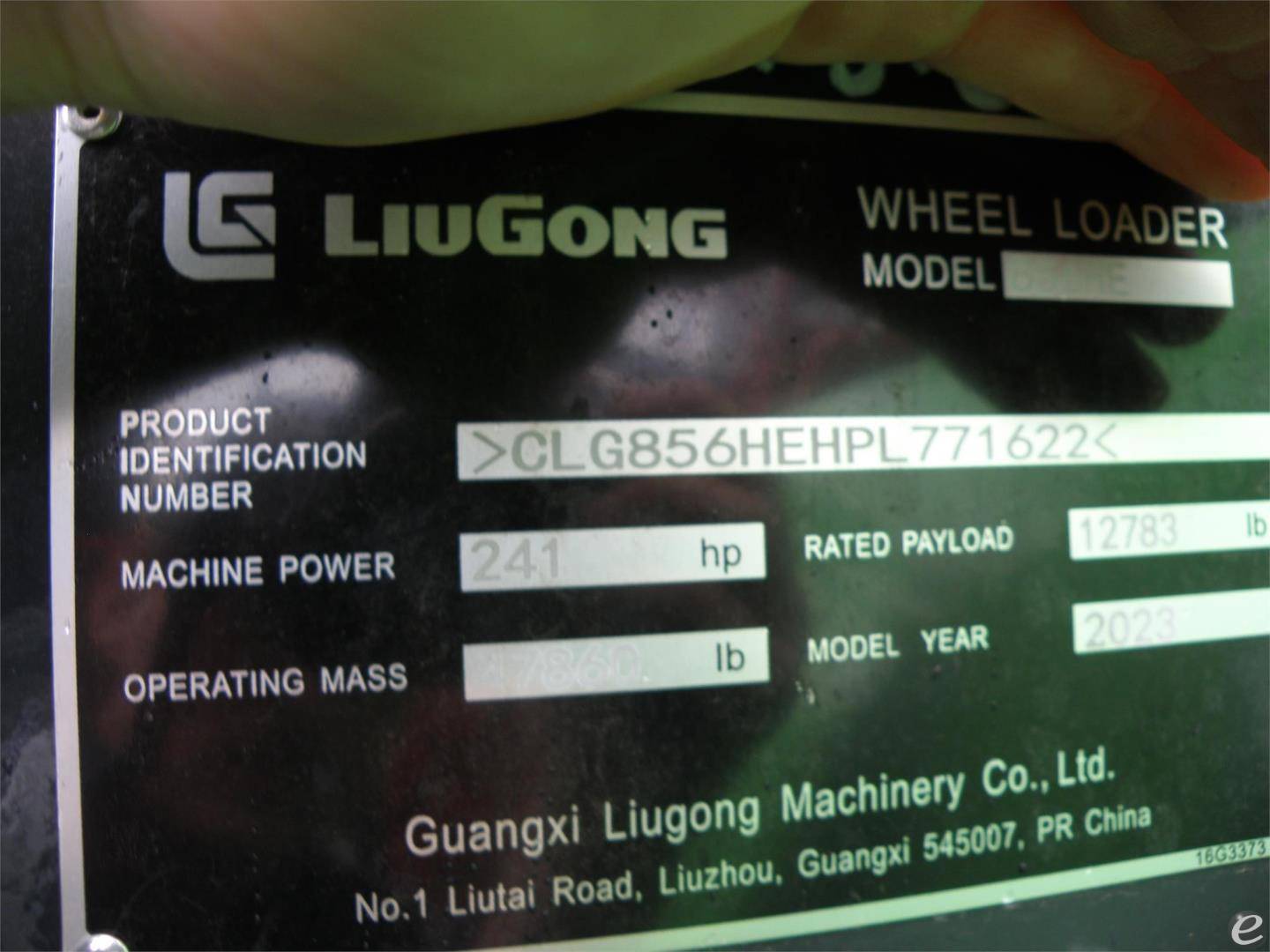 2023 Liugong 856HE MAX