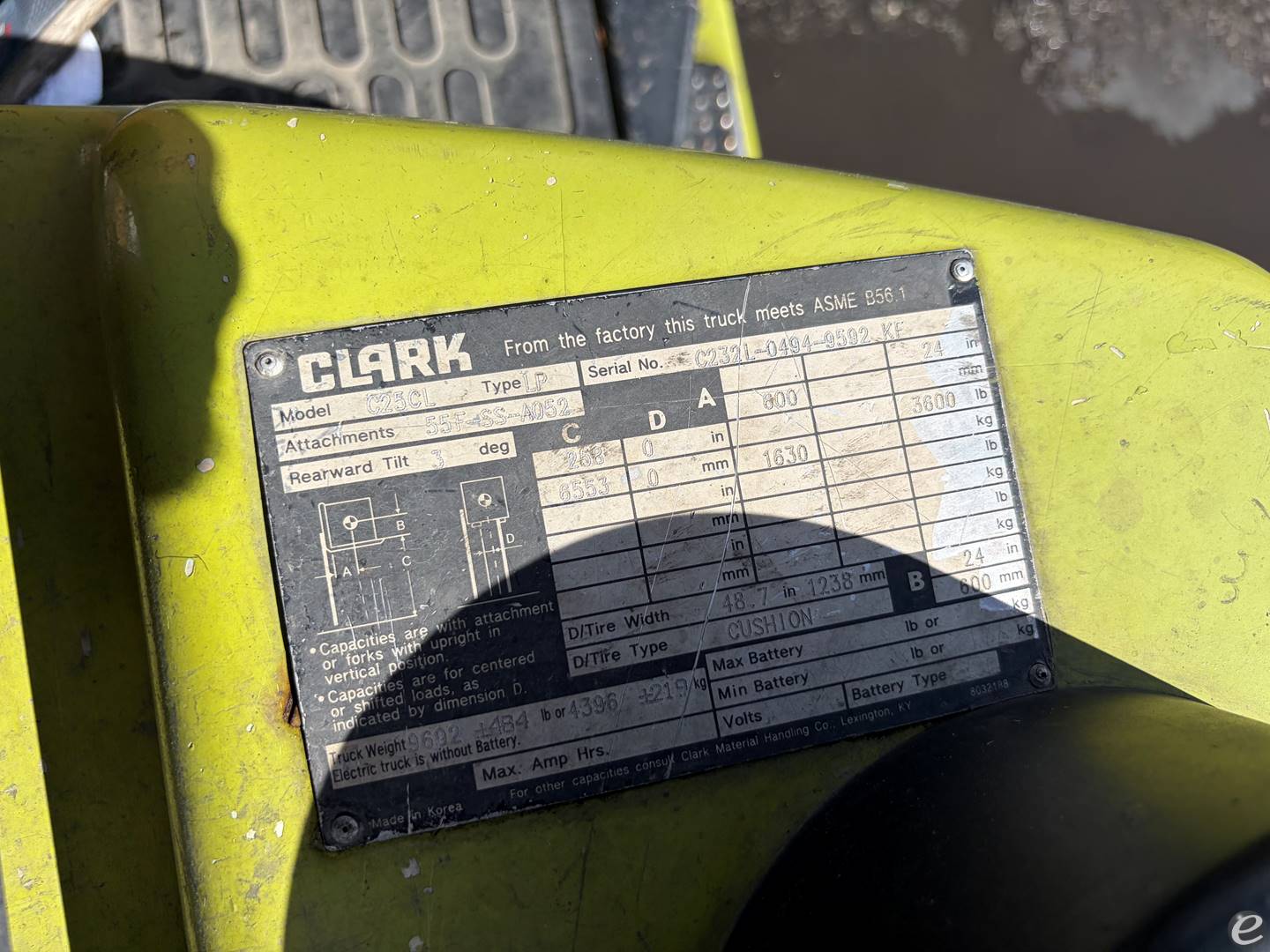 2008 Clark C25CL