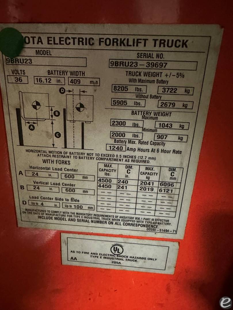 2019 Toyota 9BR233M241