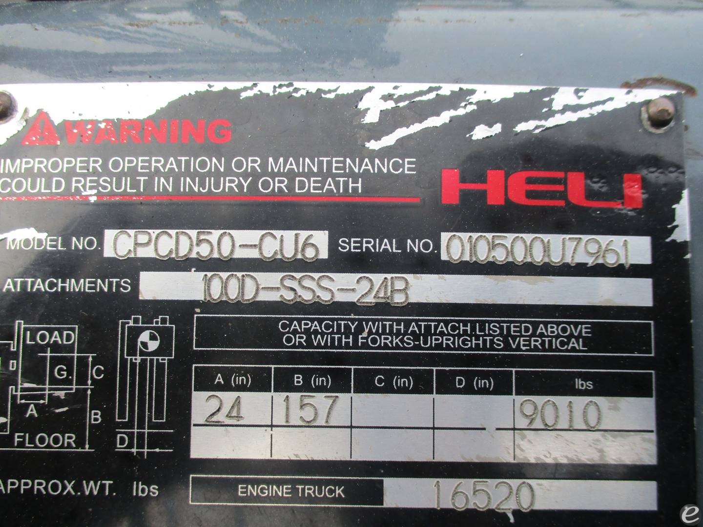 2018 Heli CPCD50-CU6