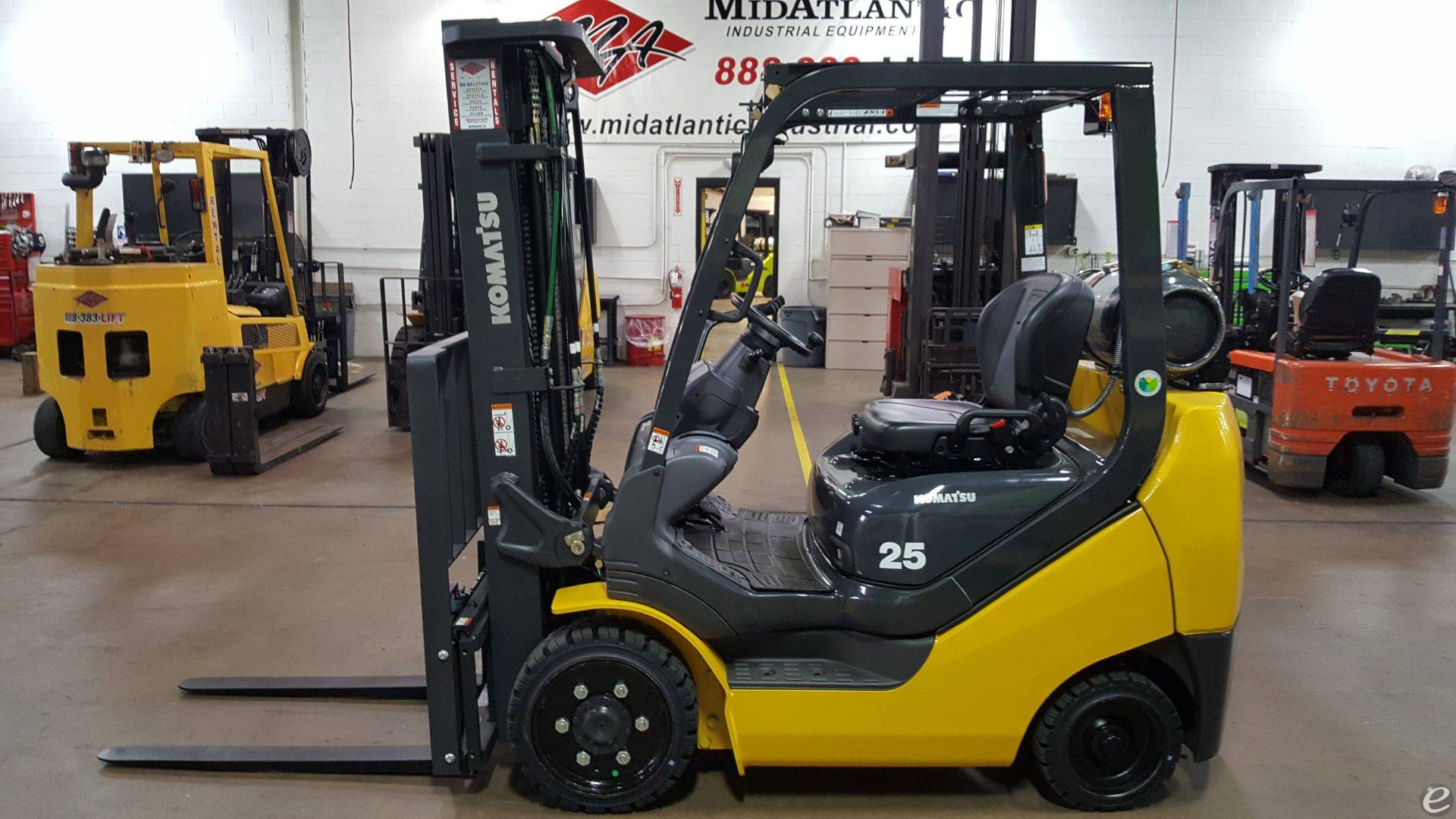 2019 Komatsu FG25ST-16 LP Gas Forklift - 123Forklift