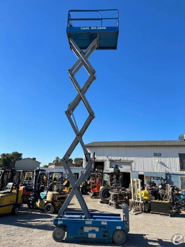 2014 Genie gs-2646 Electric Scissor Lift - 123Forklift