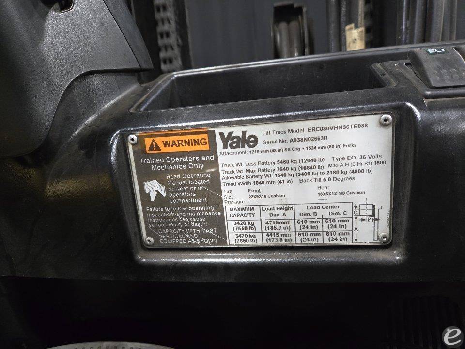 2017 Yale ERC080VH