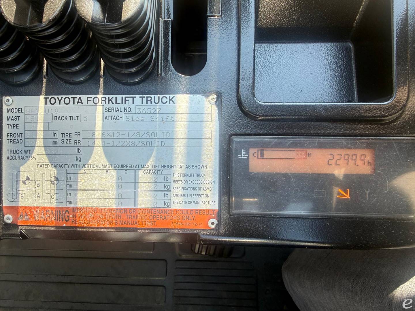 2018 Toyota 8FGCU18