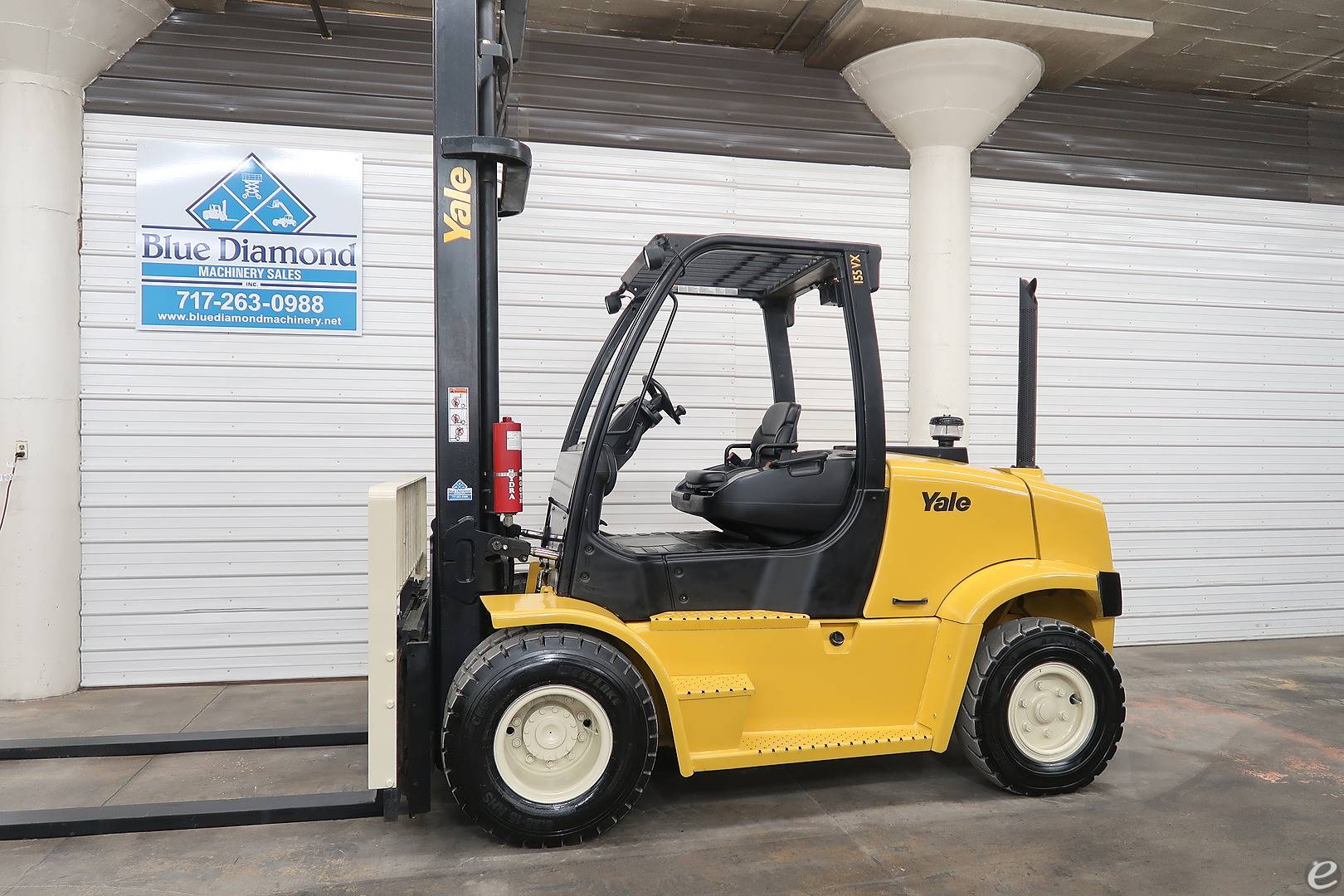 2007 Yale GDP155VX Diesel Forklift - 123Forklift