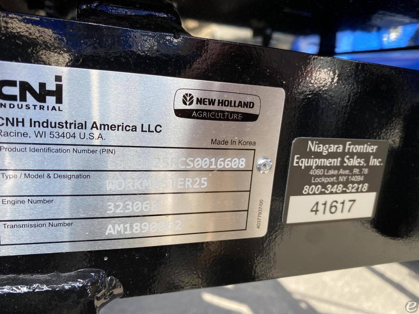 2025 New Holland WORKMASTER 25