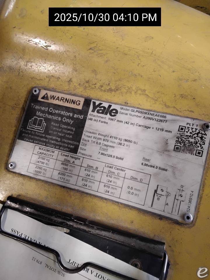 2019 Yale GP050MX