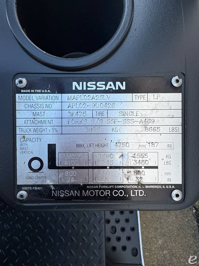 2010 Nissan MAPL02A25LV