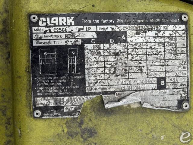 2017 Clark C25CL
