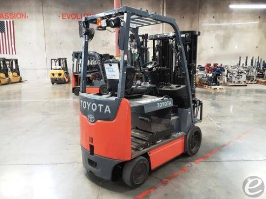 2017 Toyota 8FBCHU25 Electric Forklift - 123Forklift