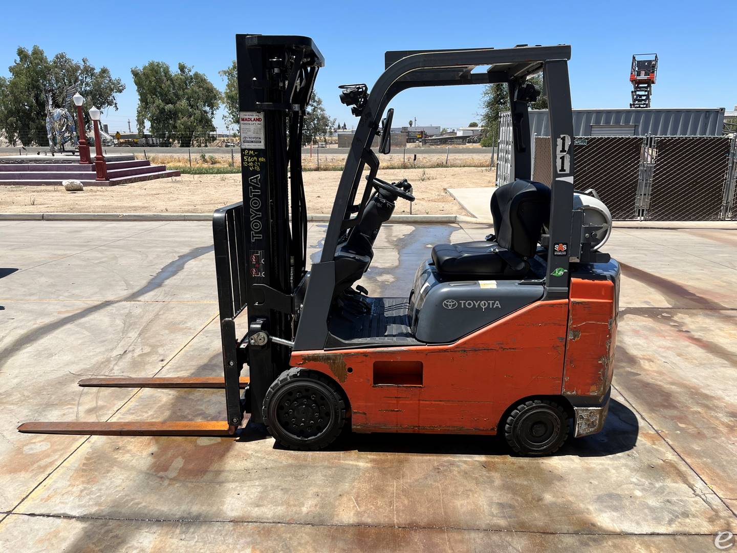 2018 Toyota 8FGCU18 LP Gas Forklift - 123Forklift