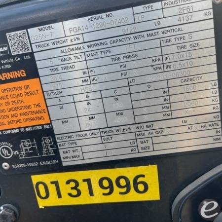 2022 Doosan G25N-7