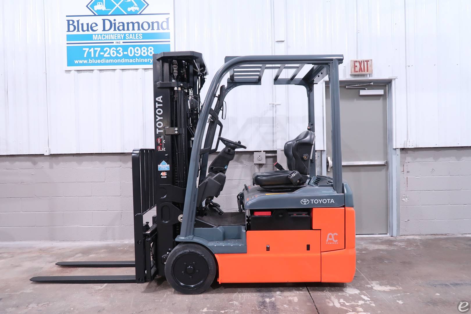 2016 Toyota 8FBE15U Electric Forklift - 123Forklift