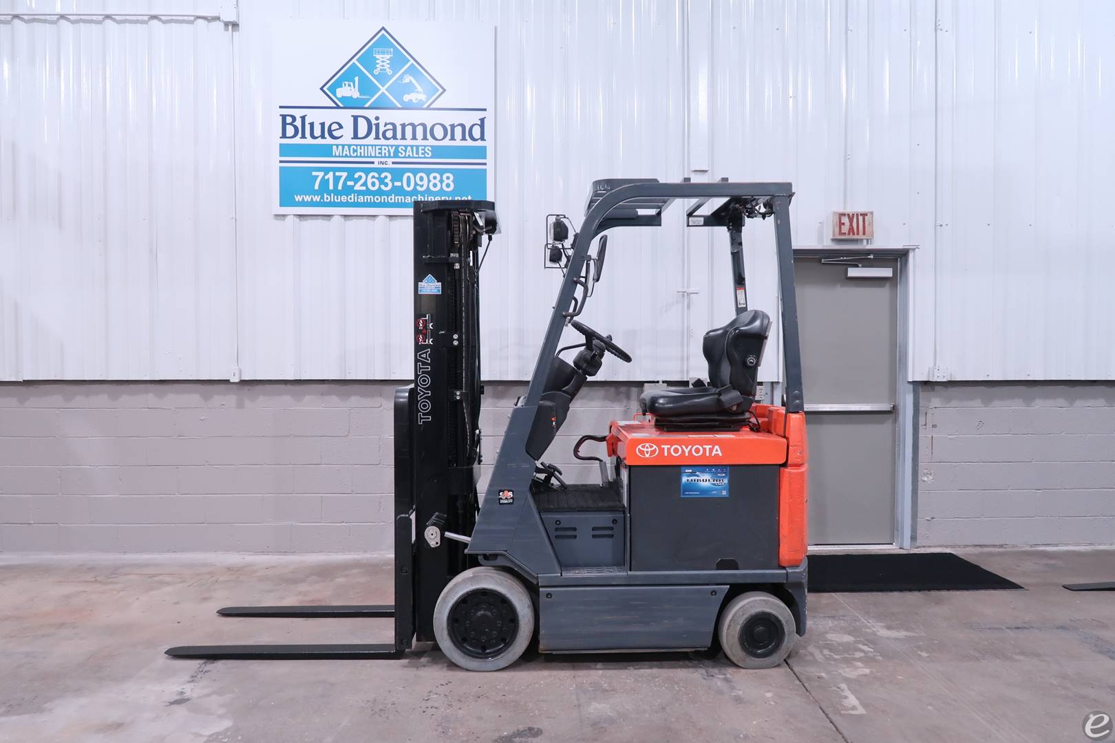2016 Toyota 7FBCU18 Electric Forklift - 123Forklift