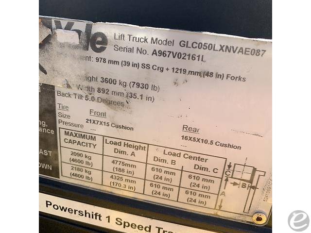 2013 Yale GC050LX LP Gas Forklift - 123Forklift
