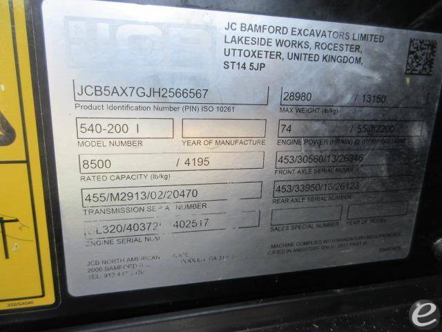 2017 JCB 508-66