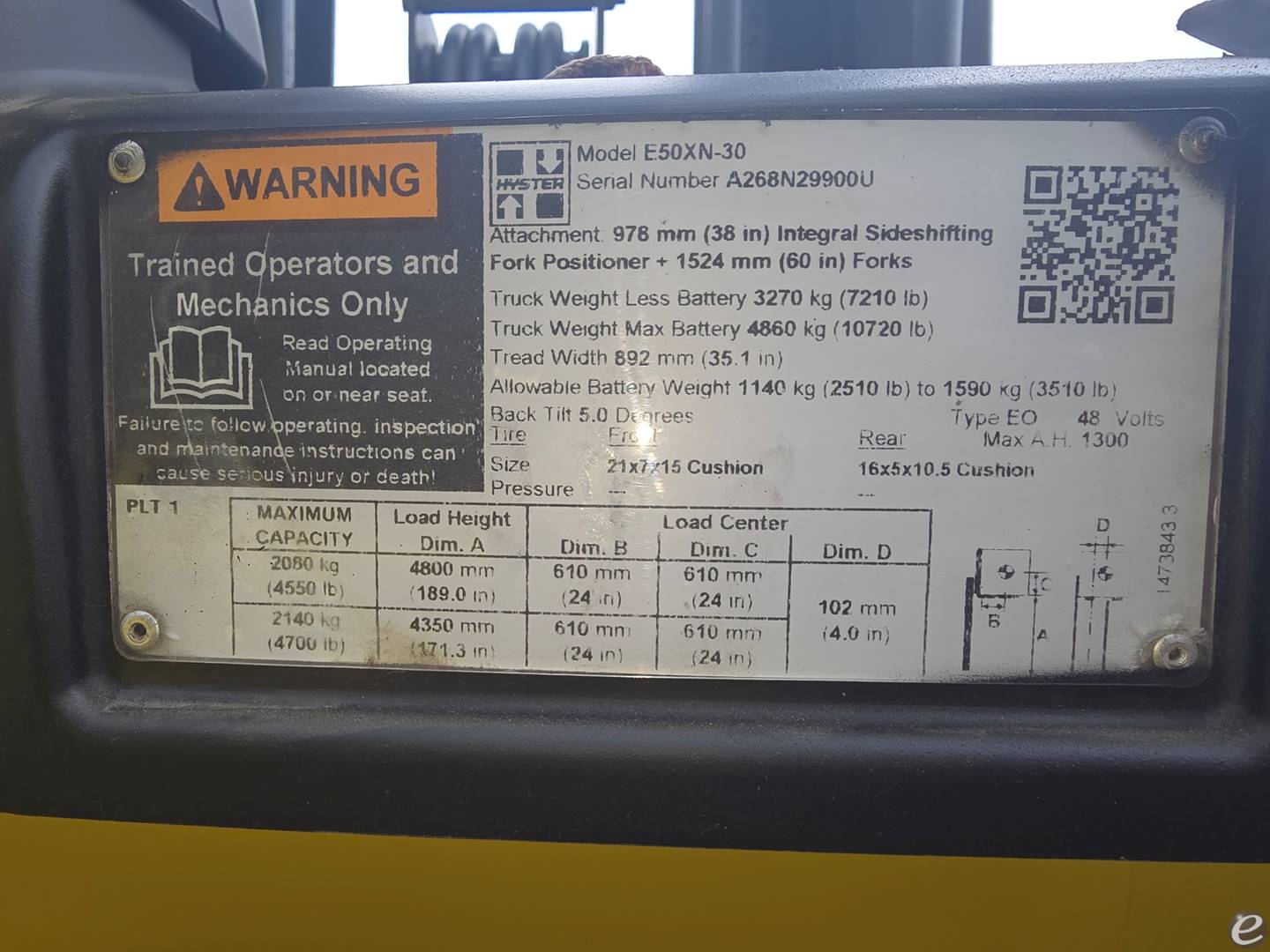 2020 Hyster E50XN-30