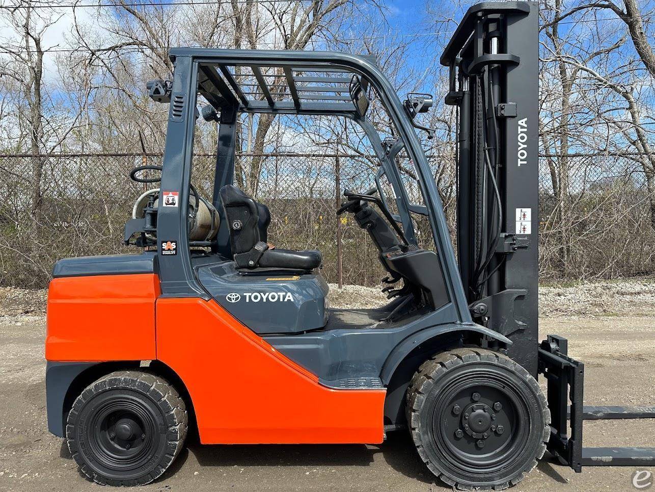 2018 Toyota 8FGU30 LP Gas Forklift