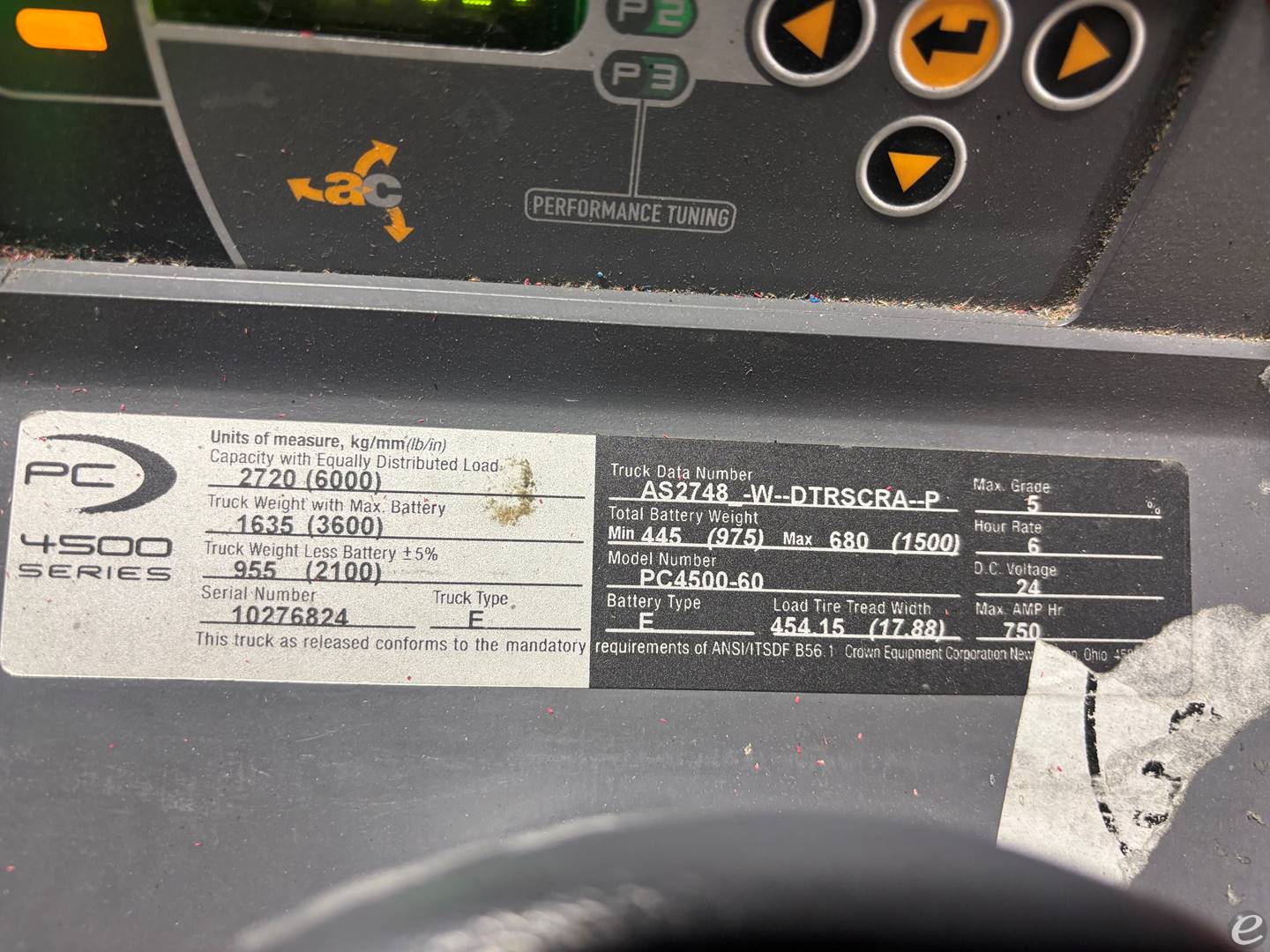 2021 Crown PC4500-60