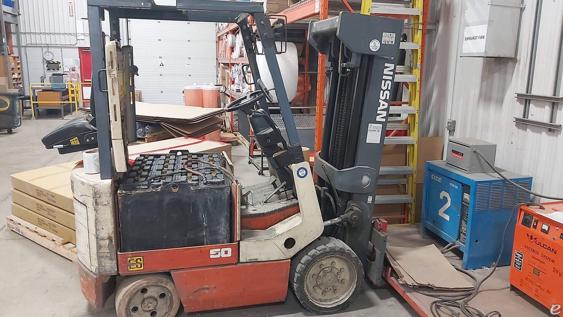  Nissan                                             CWP02L25S Electric Forklift - 123Forklift