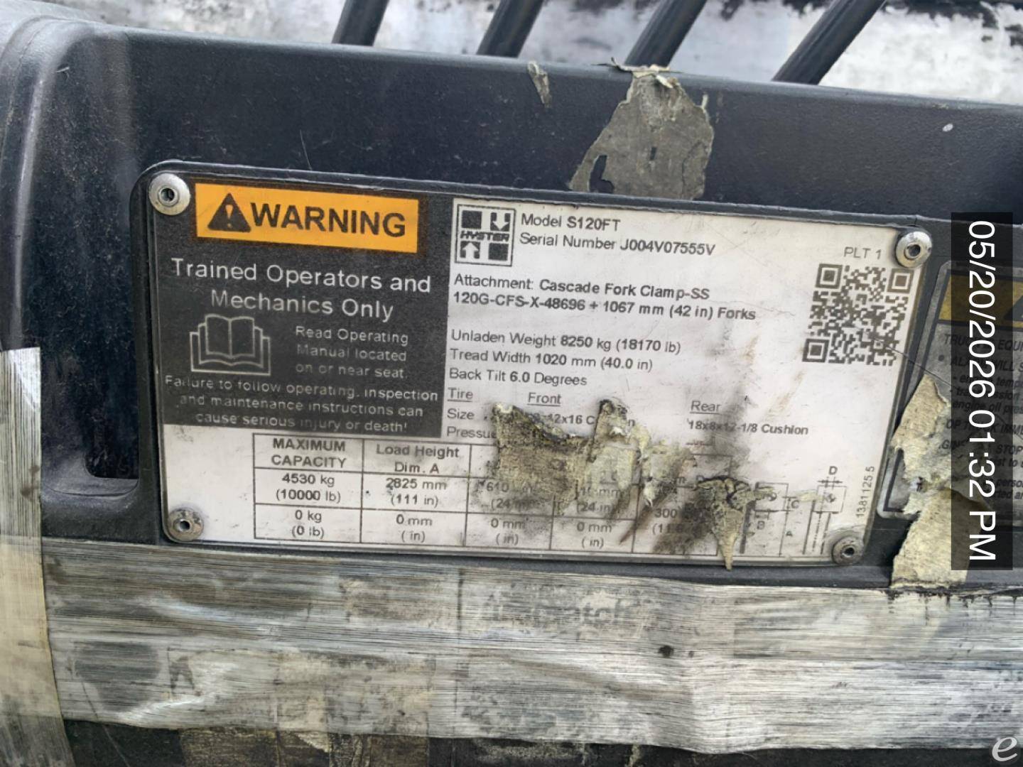 2021 Hyster S120FT