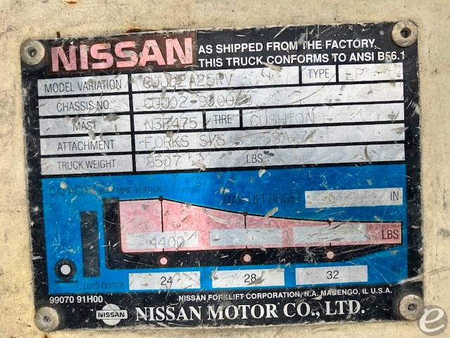 1999 Nissan CUJO2A25PV