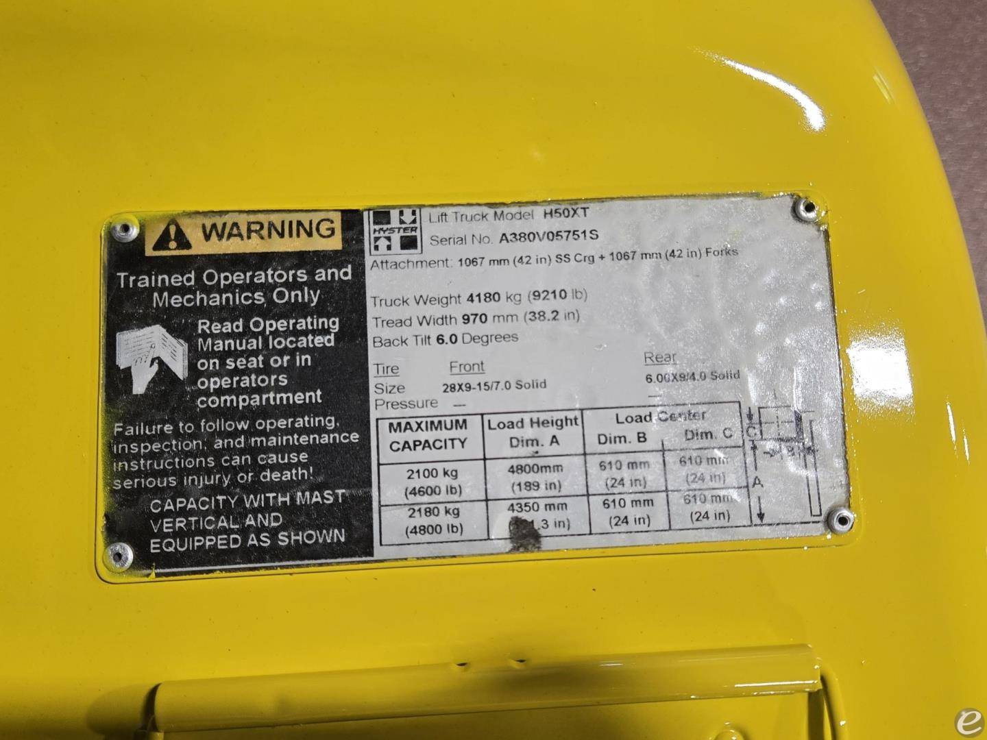 2018 Hyster H50XT