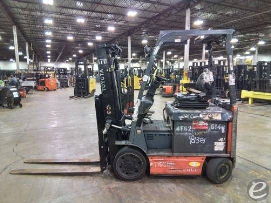 2017 Toyota 8FBCU25 Electric Forklift - 123Forklift