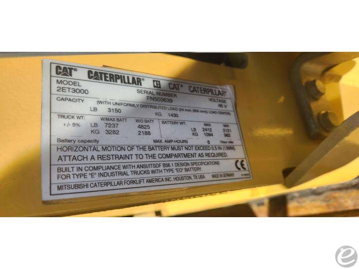 2016 Cat 2ET3000