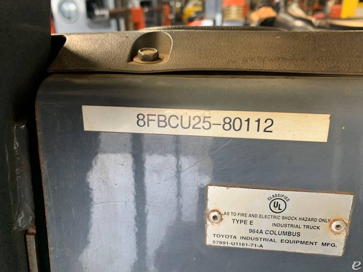 2019 Toyota 8FBCU25 Electric Forklift - 123Forklift