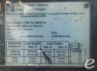 2016 Hyster H250HD2 Diesel Forklift - 123Forklift