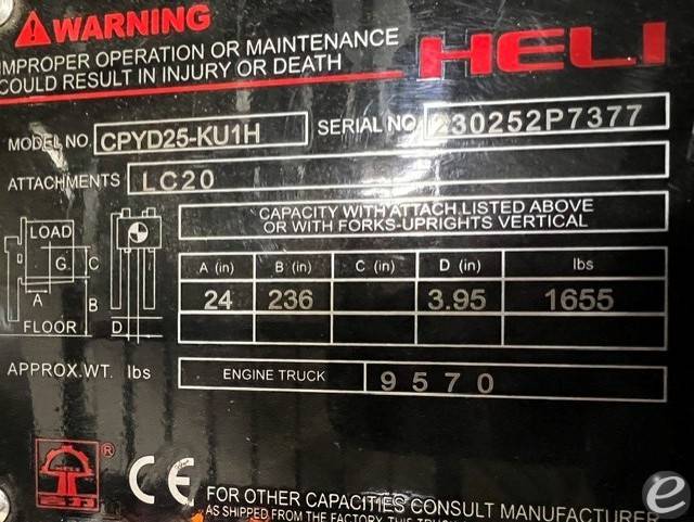 2022 Heli CPYD25-KU1H