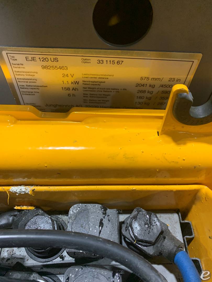 2019 Jungheinrich EJE120A Electric ...