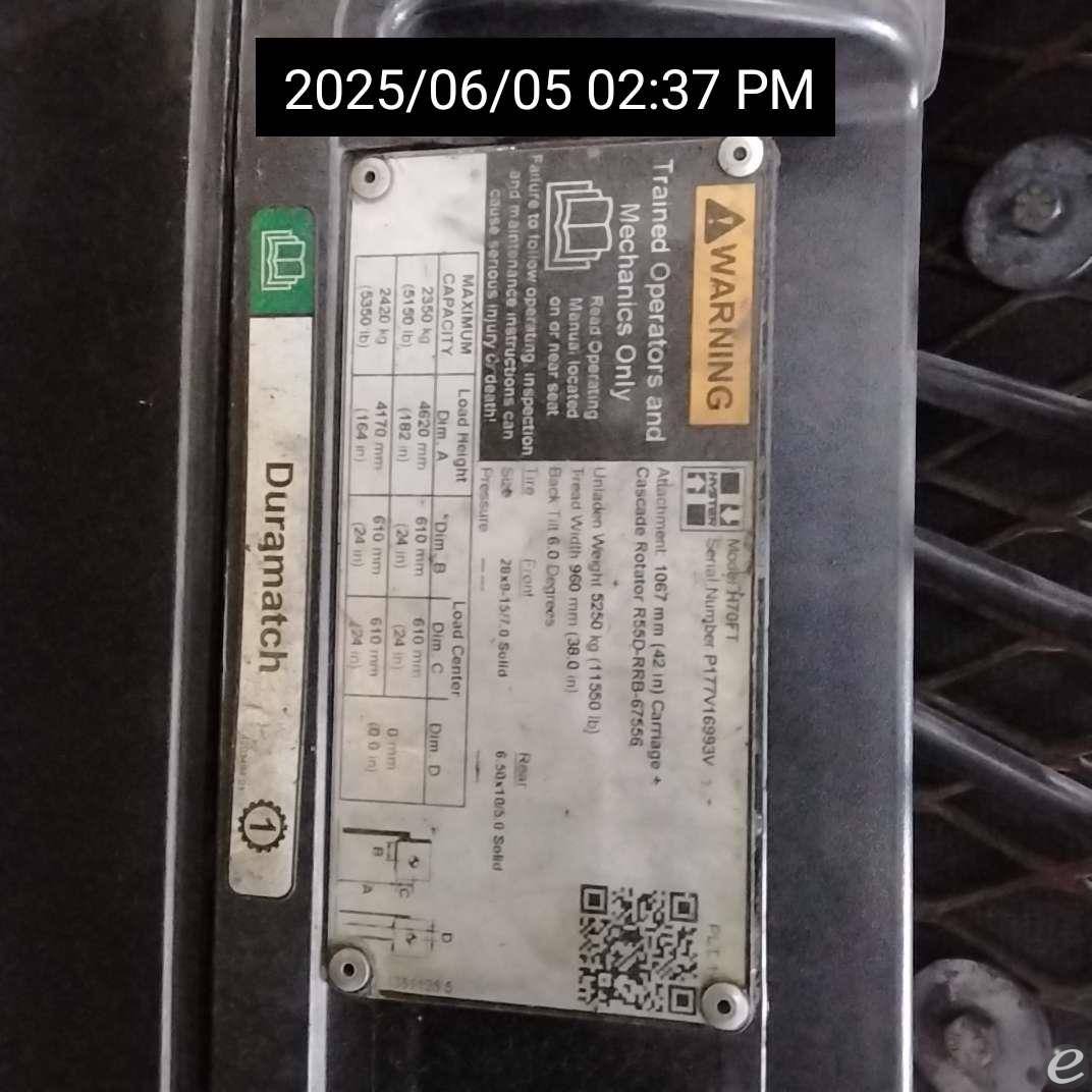 2021 Hyster H70FT