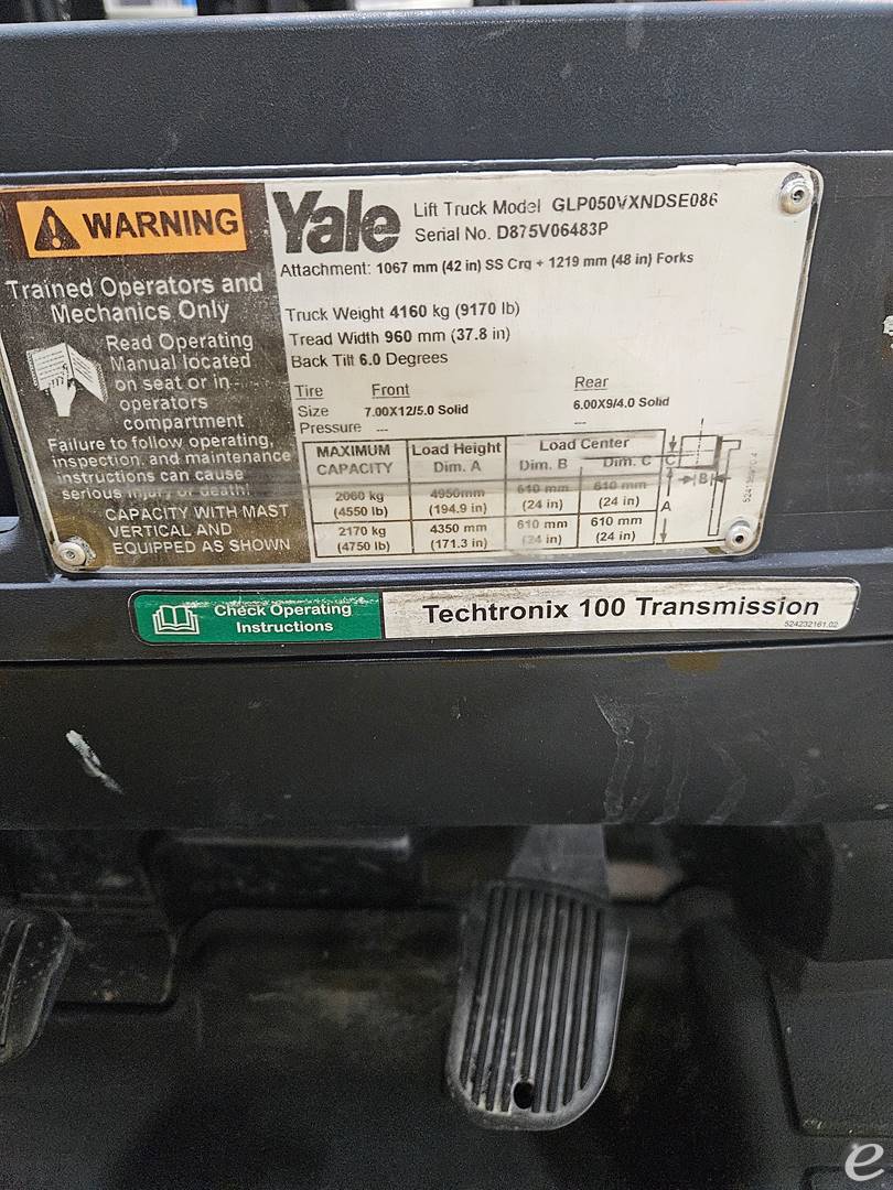 2016 Yale GLP050VX
