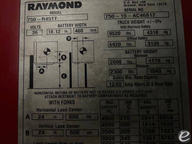 Raymond 750R45TT