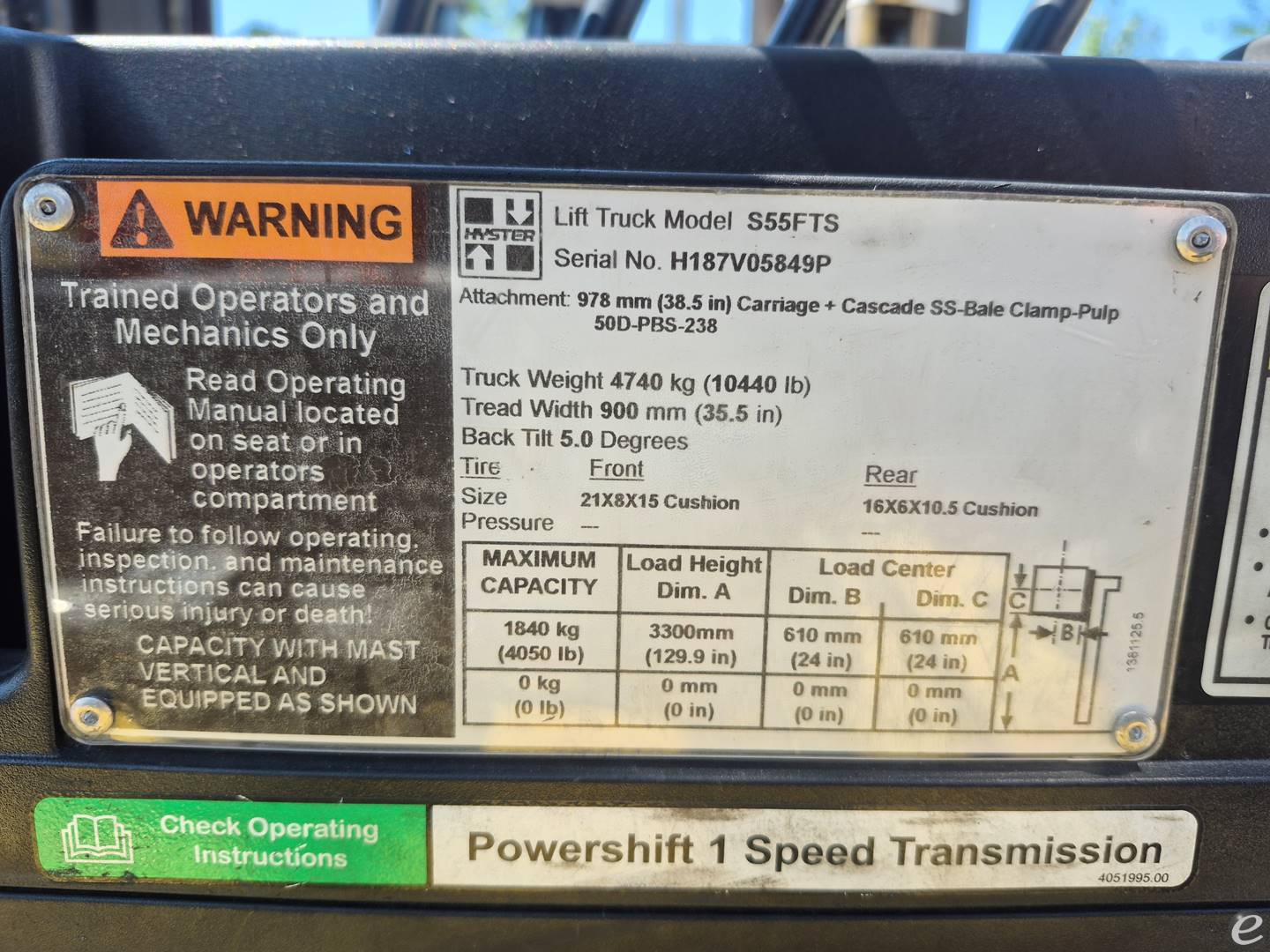 Hyster S550FTS