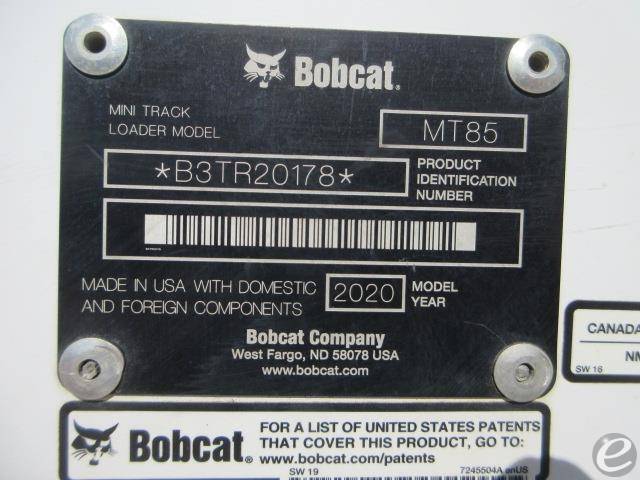 2020 Bobcat MT85